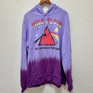Pink Floyd 2023 The Dark Side of the Moon Purple Tie Dye Hoodie XL